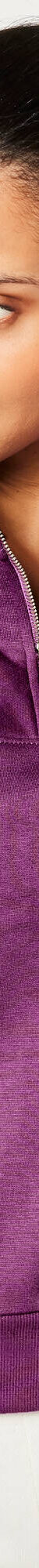 Sweat col montant zippé en molleton gratté (raisin) Sweat col montant zippé en molleton gratté (raisin)